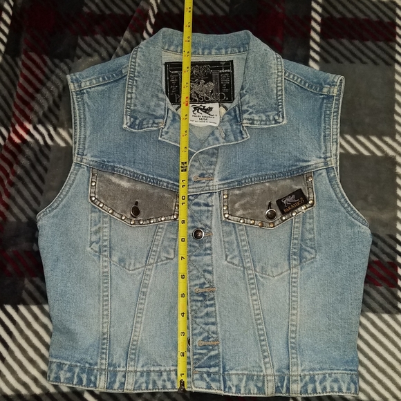 SOLD - Vintage denim vest jacket - Picture 5 of 6